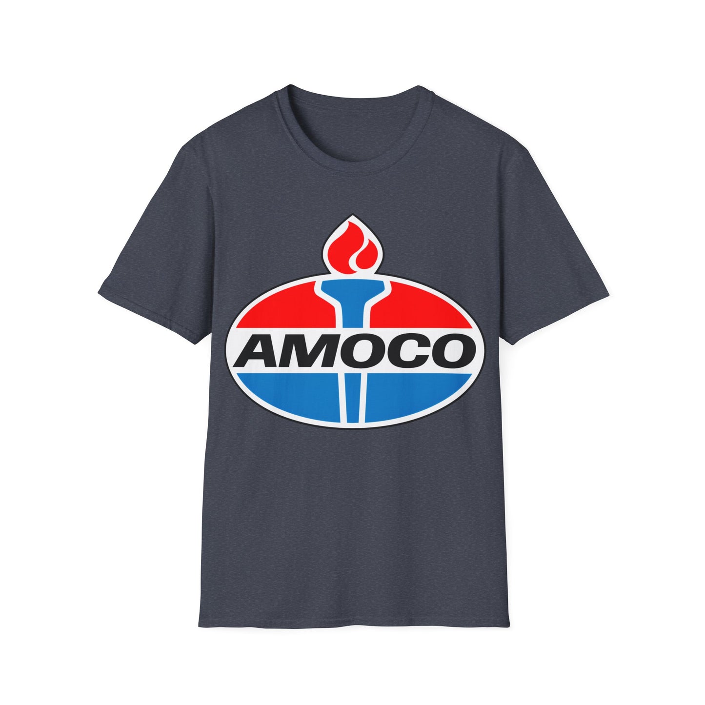 amoco oil company logo tshirt