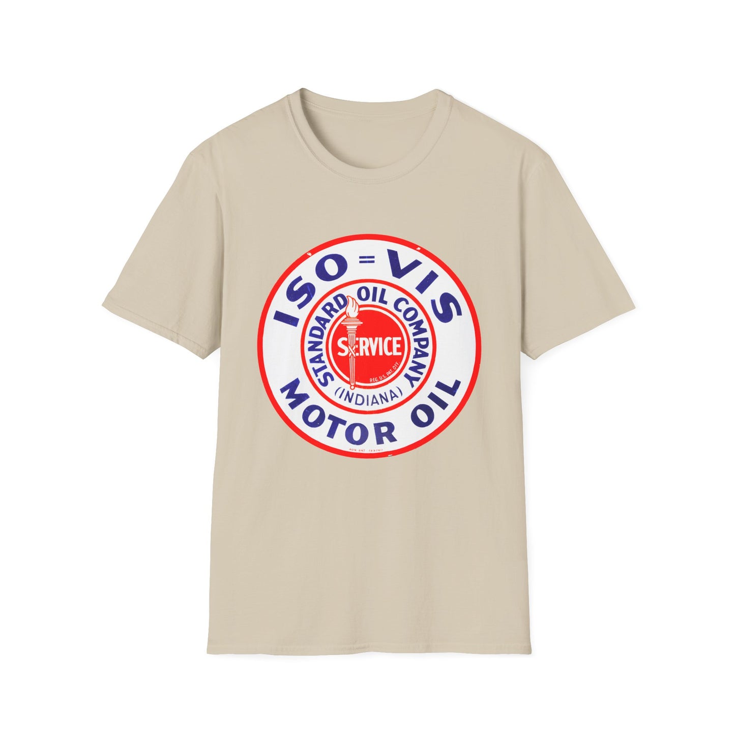 standard oil company motor oil logo tshirt