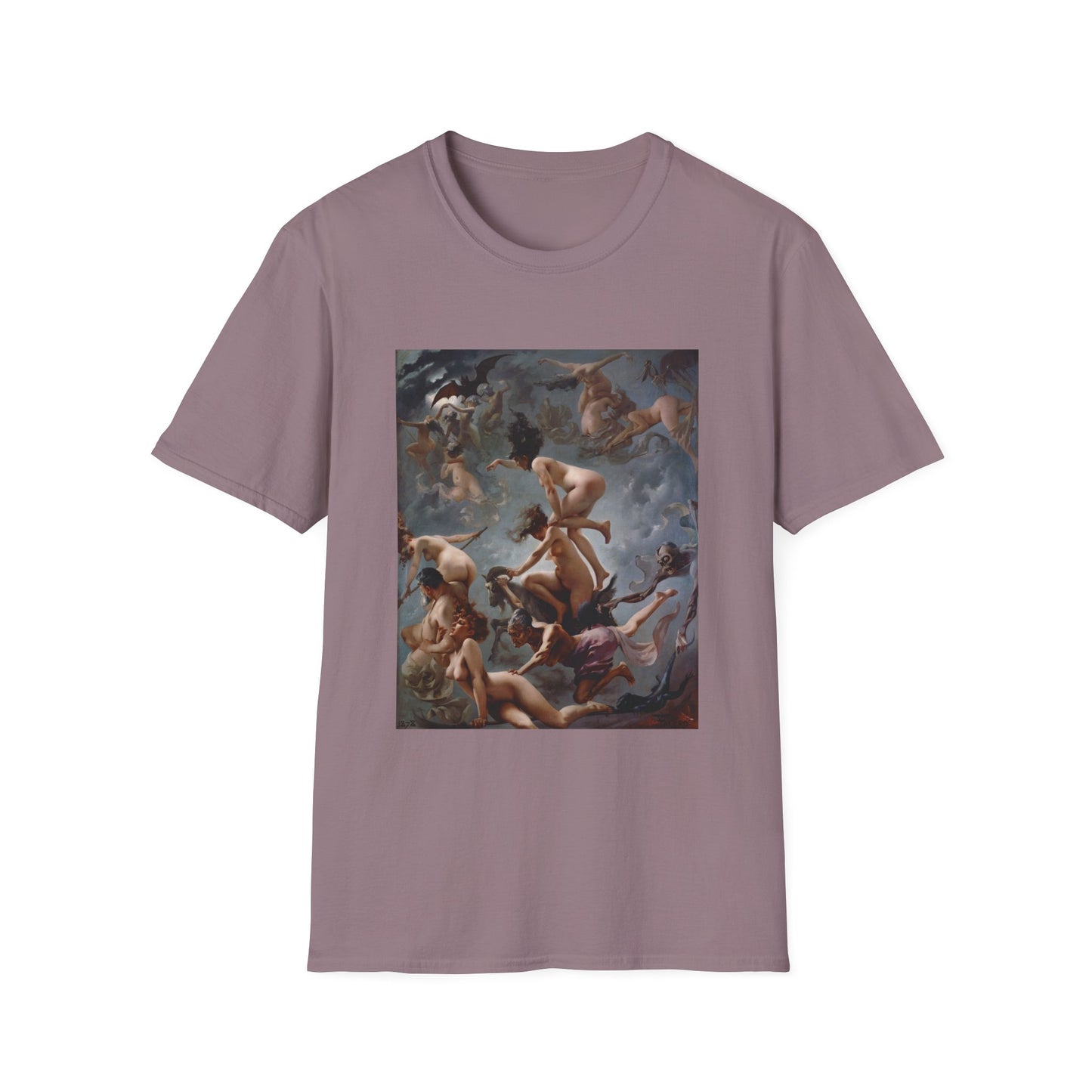 1878 painting witches going to their sabbath by luis ricardo falero tshirt