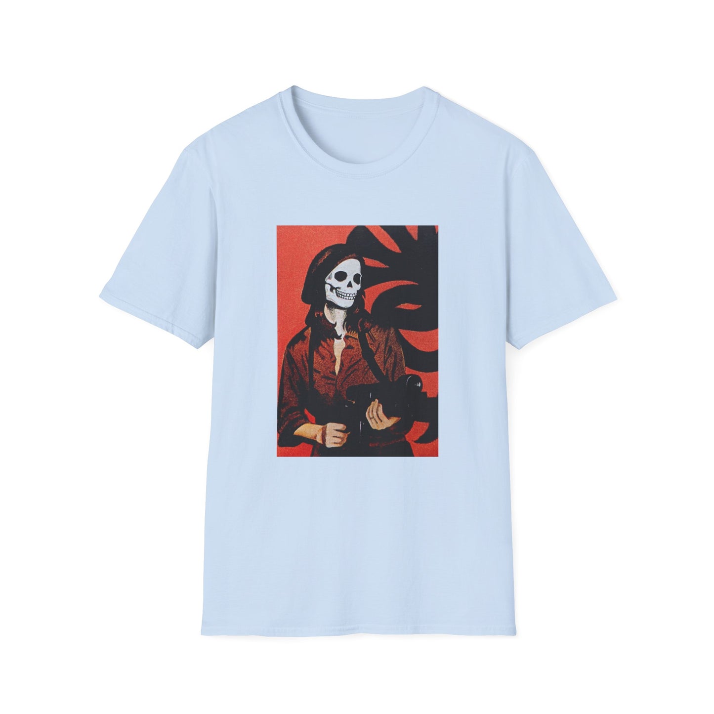 patty hearst skull face tshirt