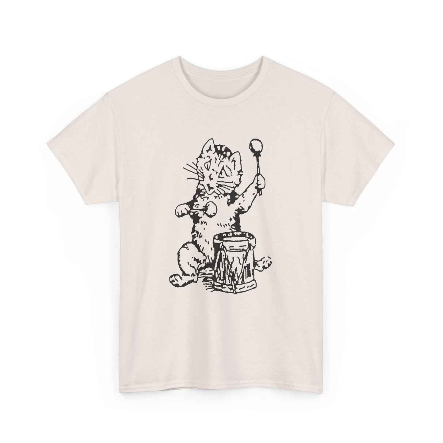 1979 scottish post punk record label postcard records cat and drum reproduction tshirt