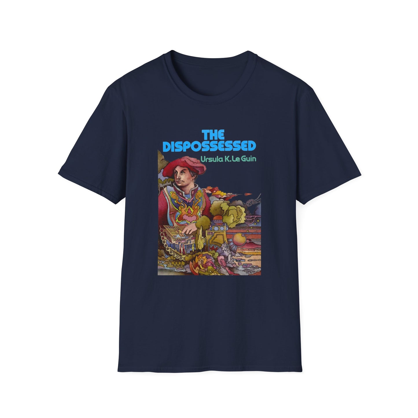 the dispossessed by ursula k le guin book cover tshirt