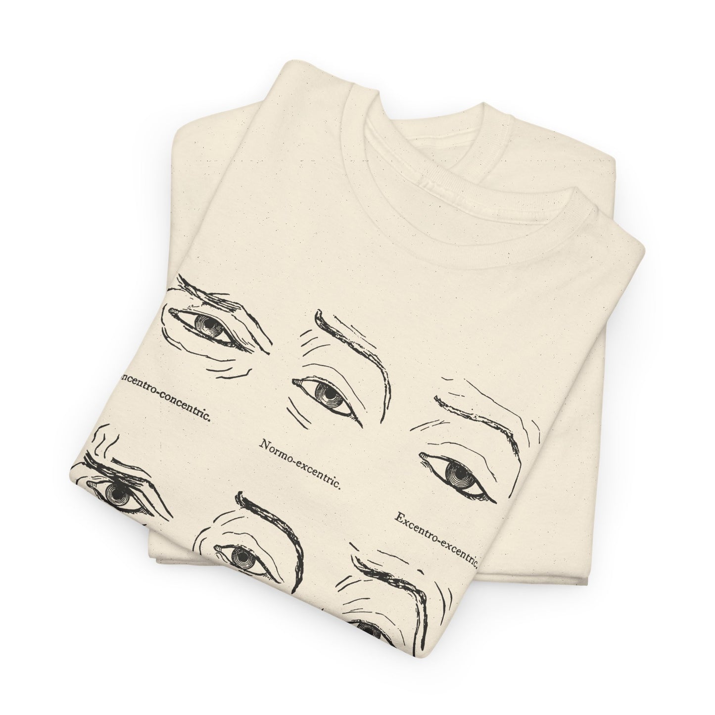 1886 human eye expressions chart tshirt