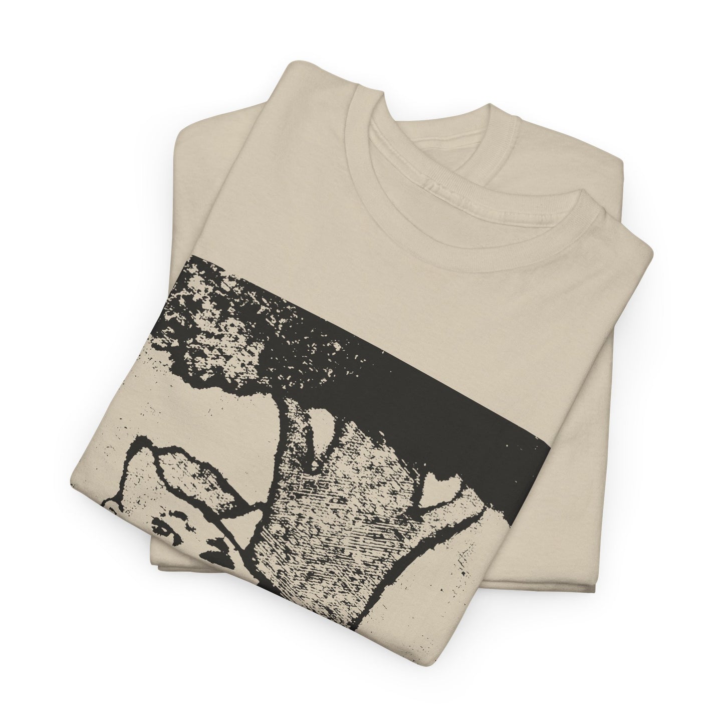 mid twentieth century the boy and the dog illusion artwork reproduction tshirt