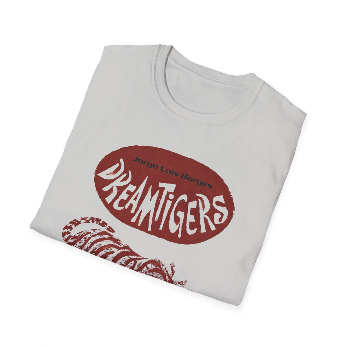 jorge luis borges 1960s dreamtigers book cover tshirt