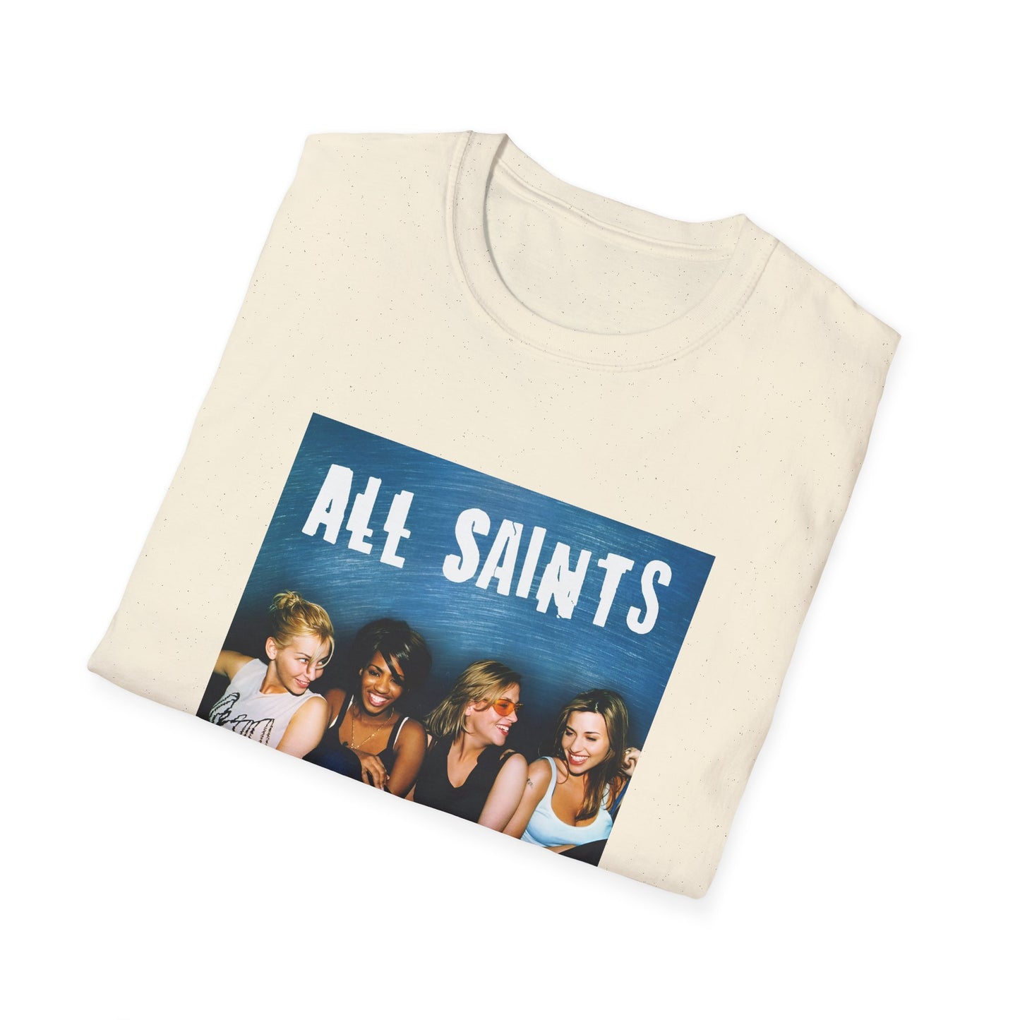 all saints on a couch on a tshirt