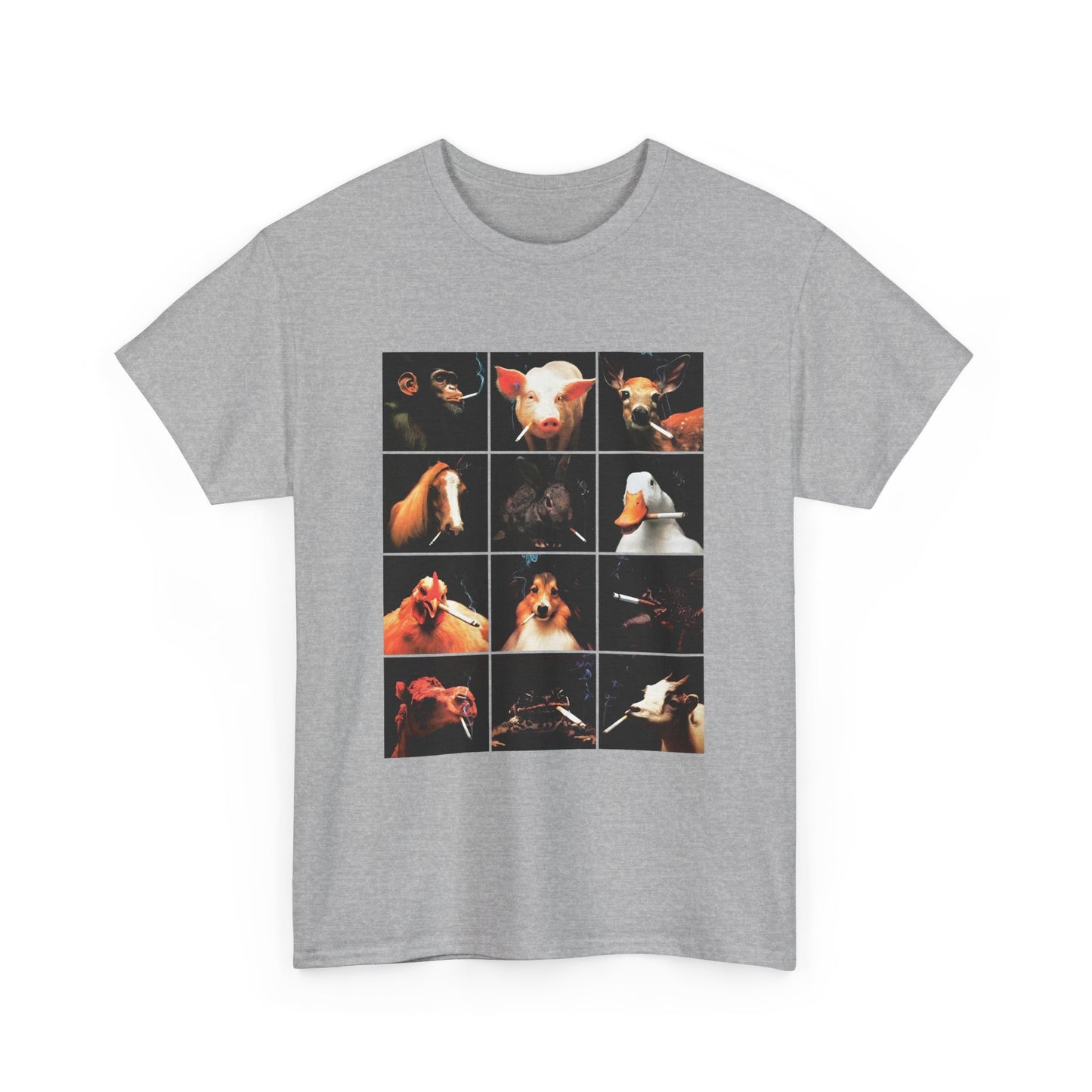 1990s anti smoking campaign poster it looks just as stupid when you do it no words reproduction tshirt