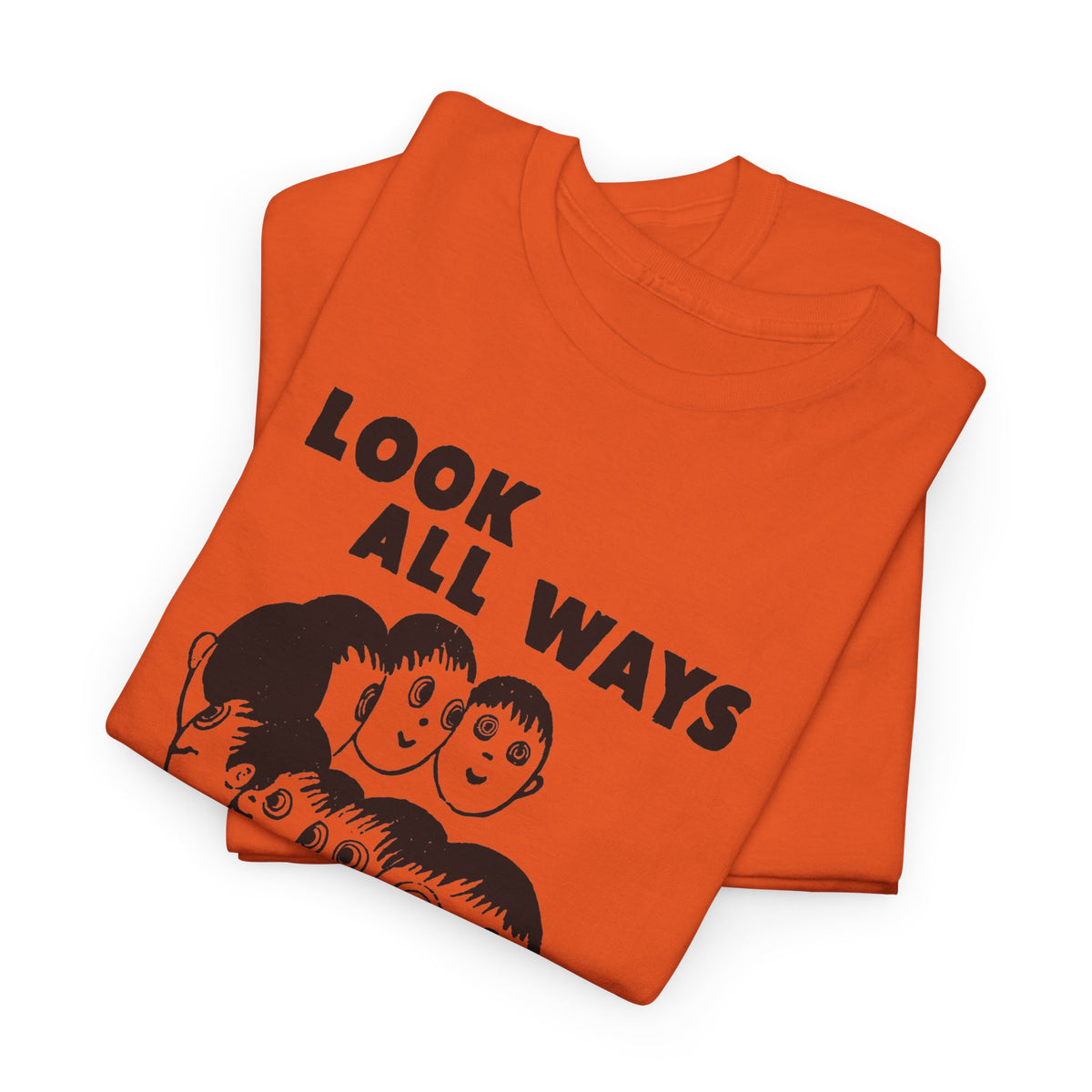 1961 daily tribune wisconsin rapids newspaper look all ways before crossing safety illustration tshirt