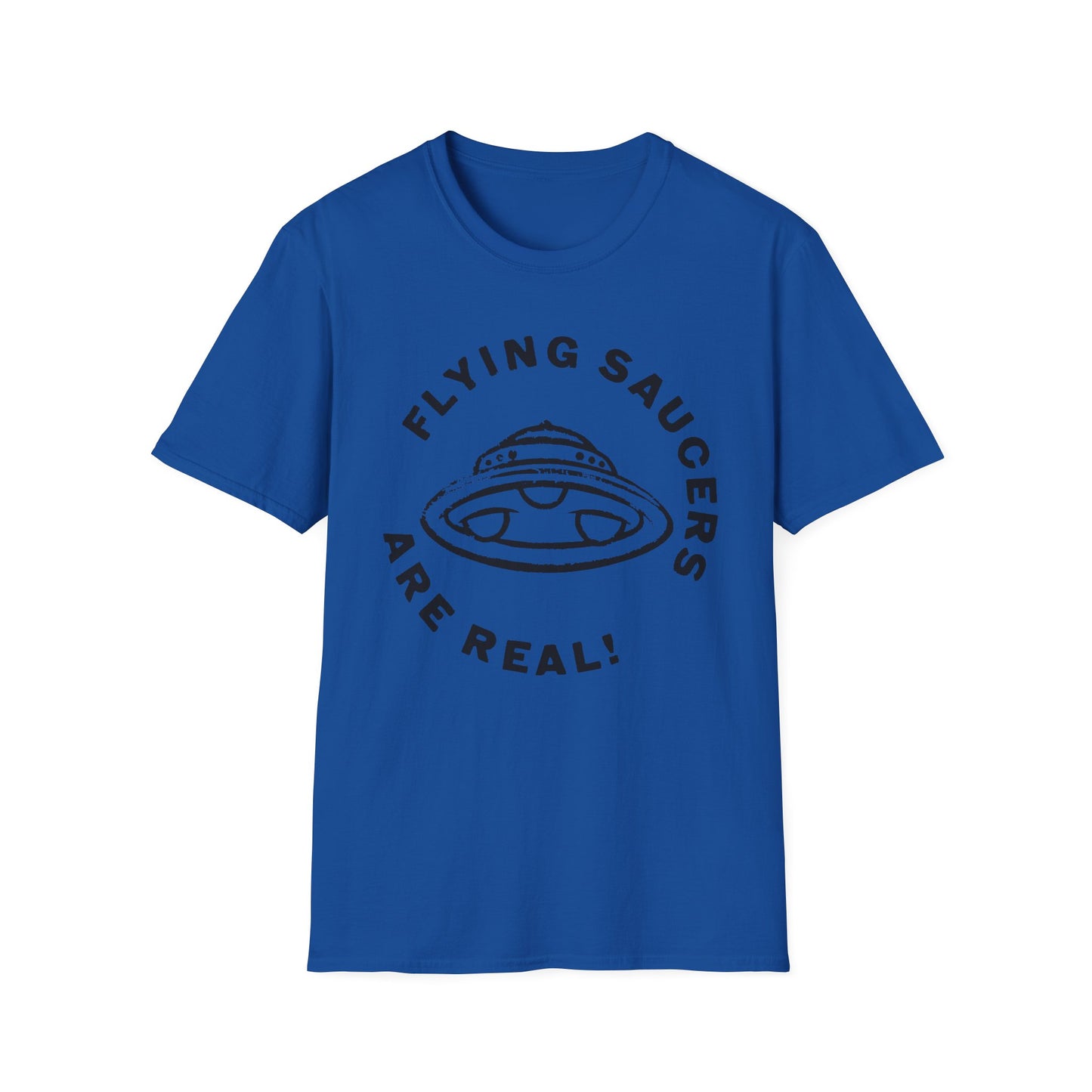 flying saucers are real! vintage style image tshirt