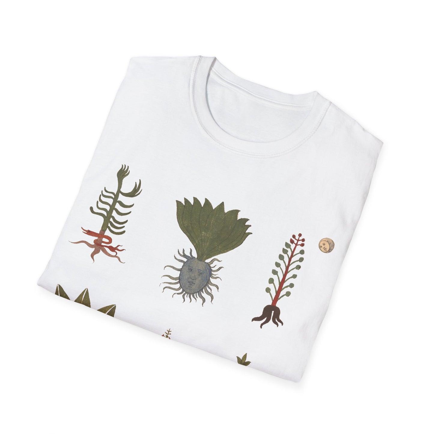 plants with human features, images from the erbario: a 15th-century herbal illustration guide from northern italy tshirt