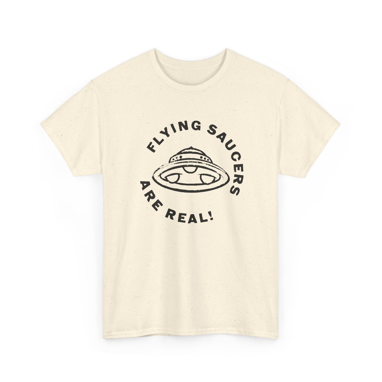 flying saucers are real! vintage style image tshirt