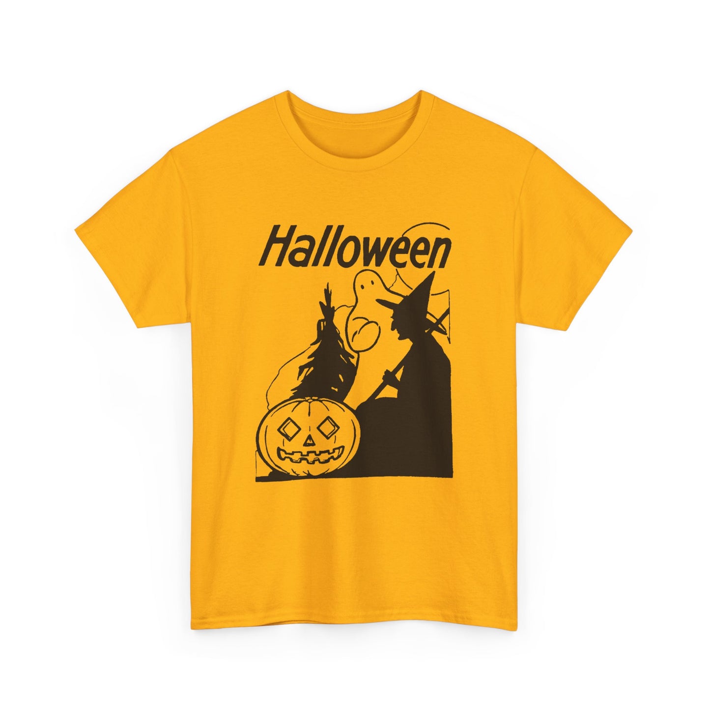 antique halloween graphic reproduction tshirt