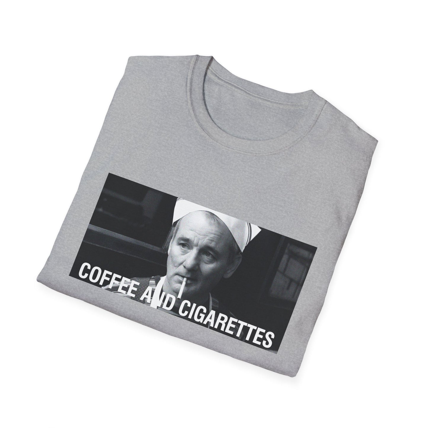 bill murray in coffee and cigarettes tshirt