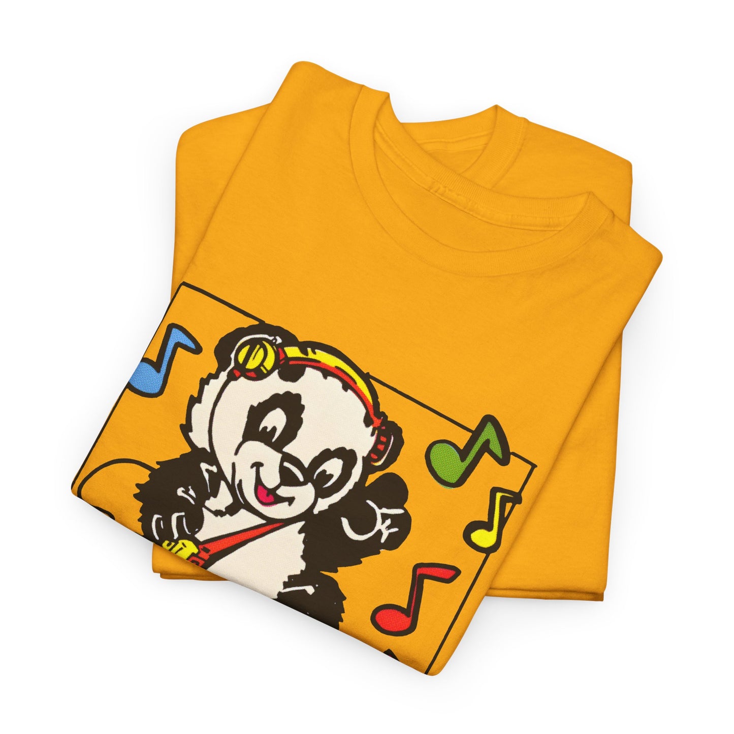 vintage 1980s dancing panda graphic reproduction tshirt