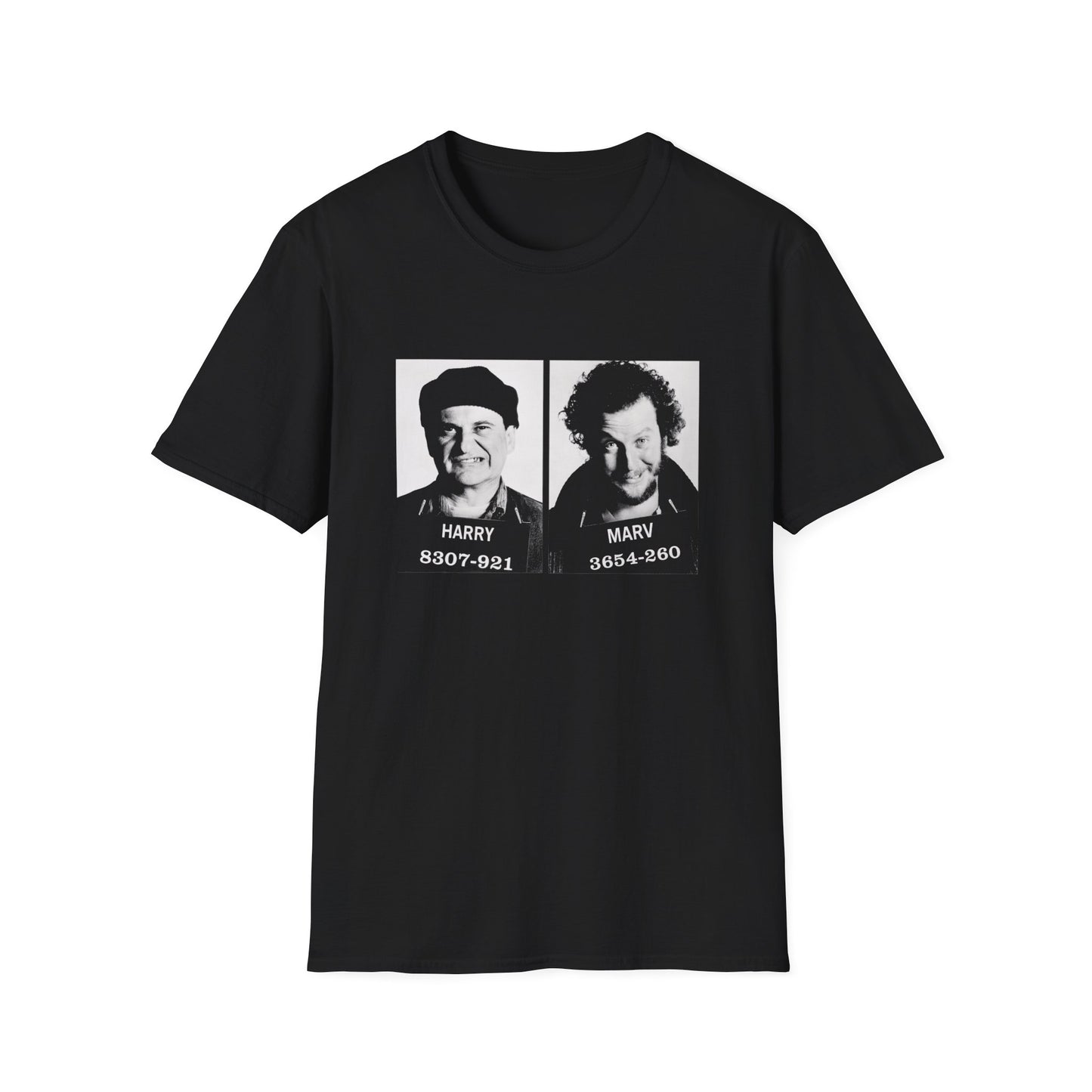 harry and marv mugshot christmas tshirt