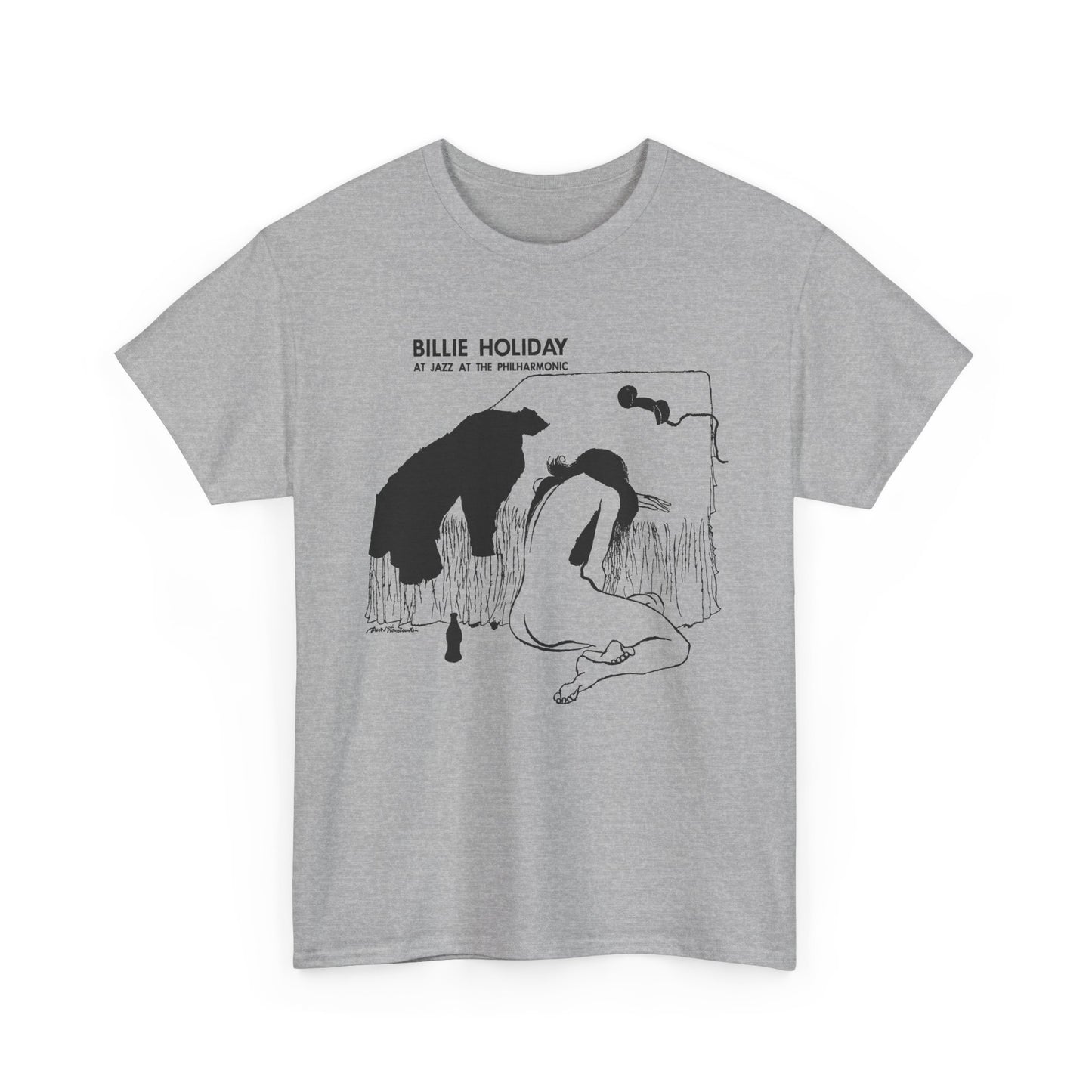 1954 billie holiday at jazz at the philharmonic slightly stretched graphic tshirt