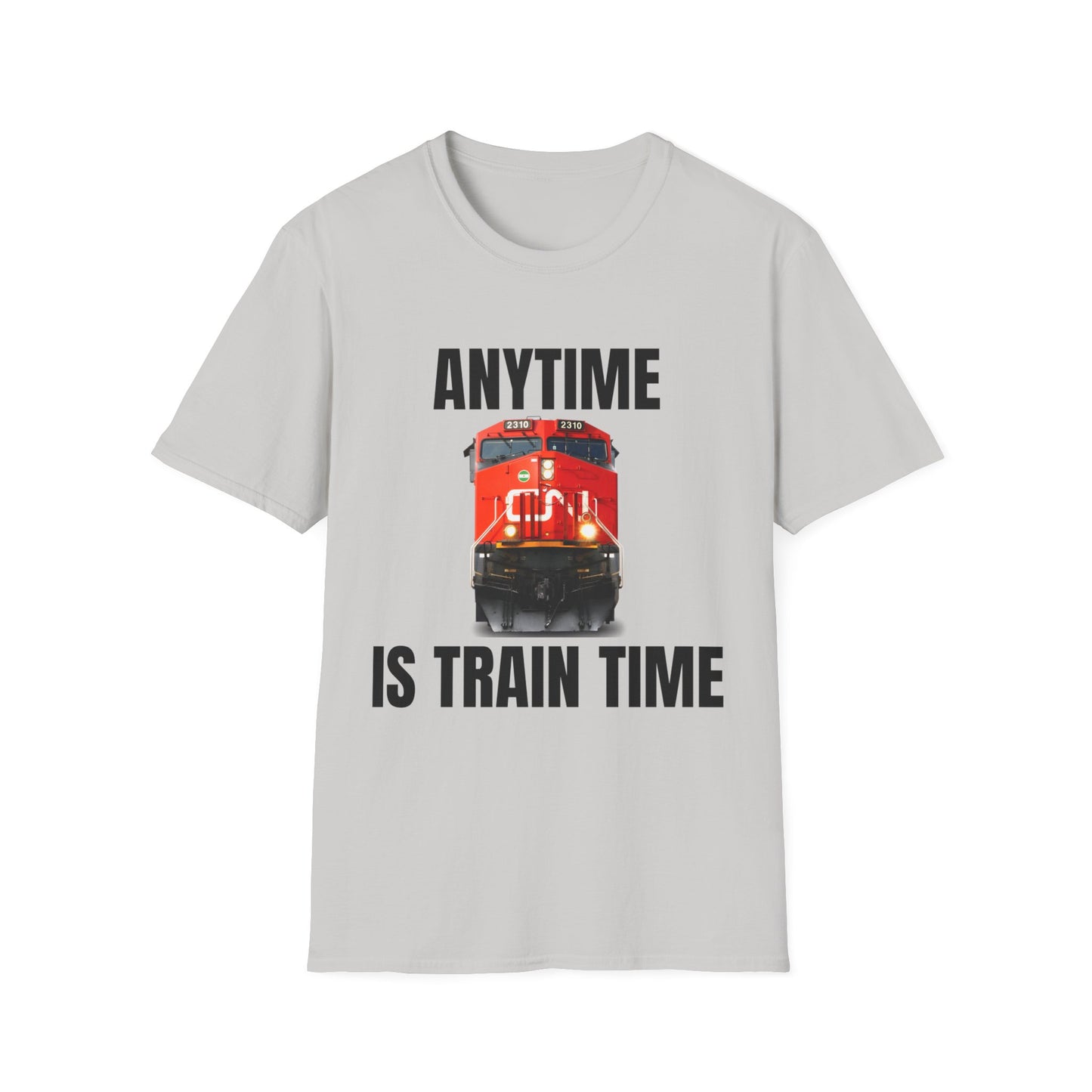 cn rail anytime is train time tshirt