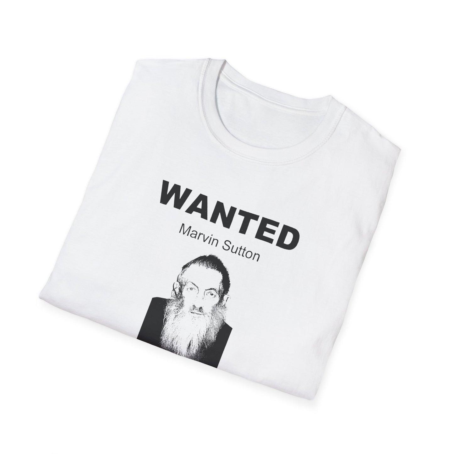 popcorn sutton's famous wanted poster tshirt