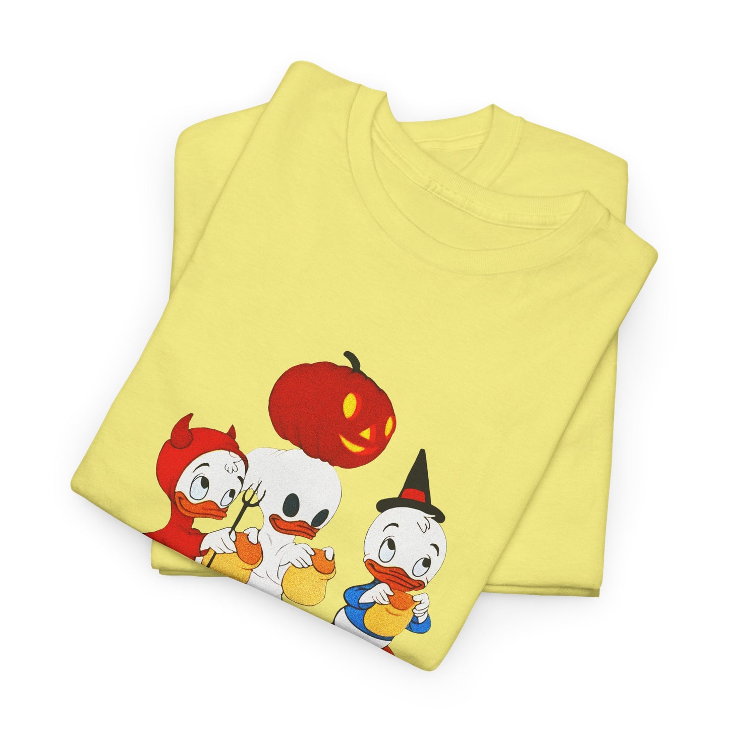 1982 huey dewey and louie halloween cartoon alternate reproduction tshirt