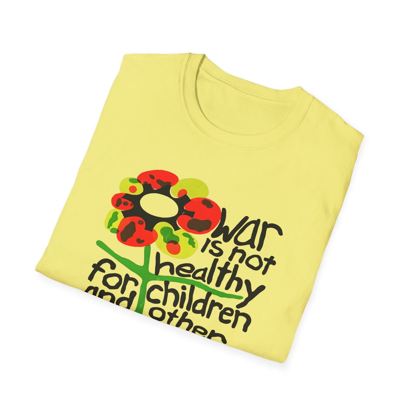 war is not healthy for children and other living things 1970s vietnam anti war poster tshirt