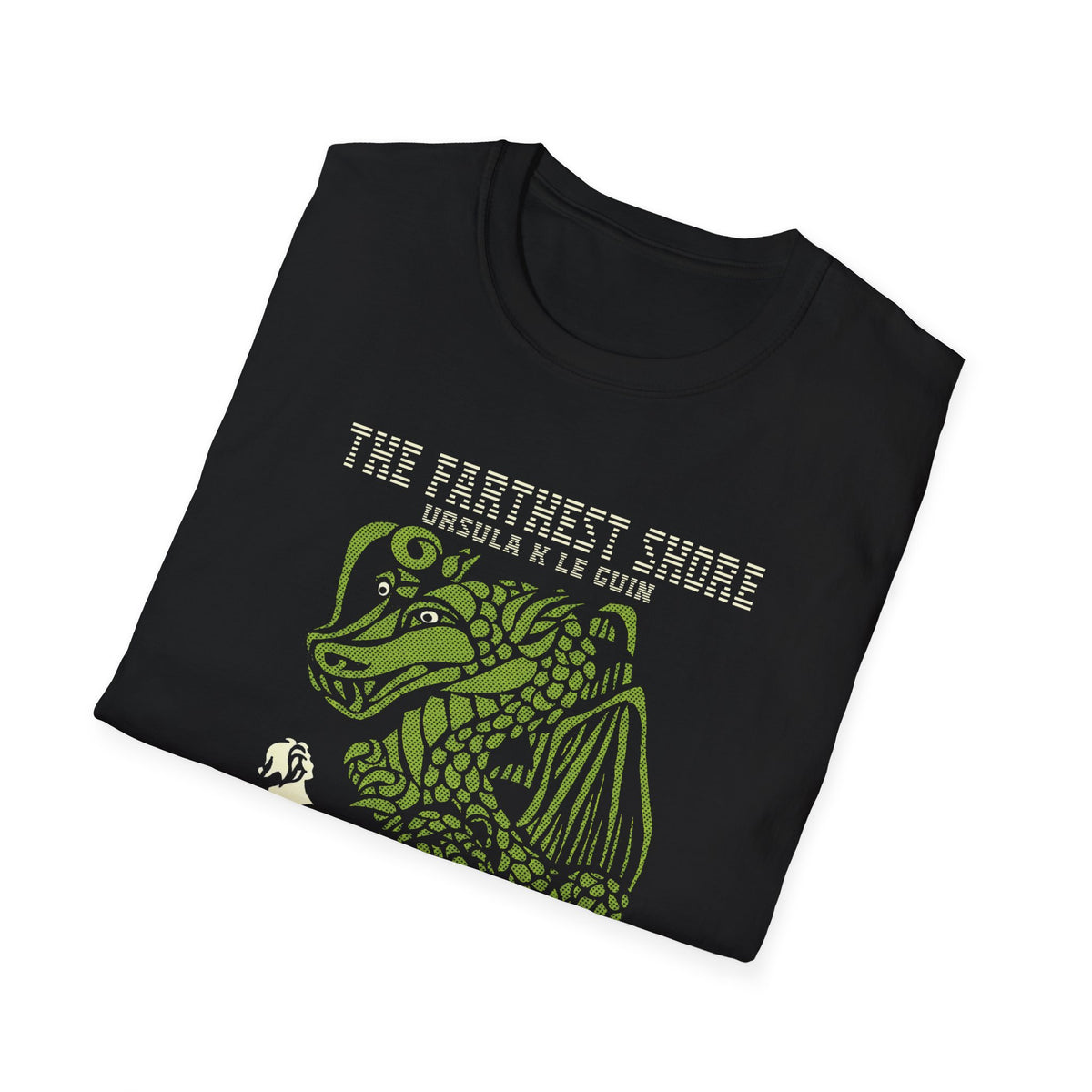 1972 fantasy the farthest shore ursula k le guin book cover tshirt