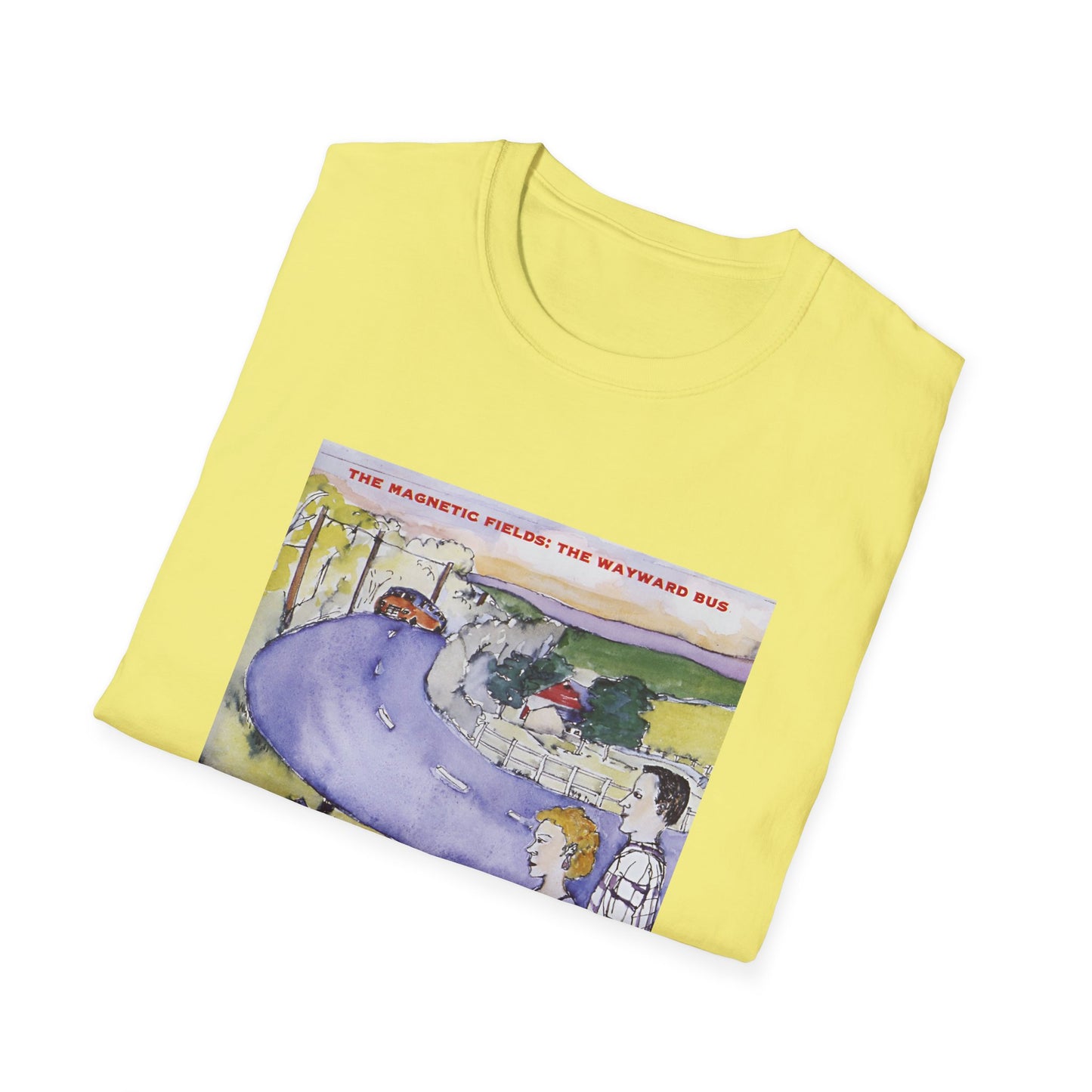 the magnetic fields 1992 the wayward bus album tshirt