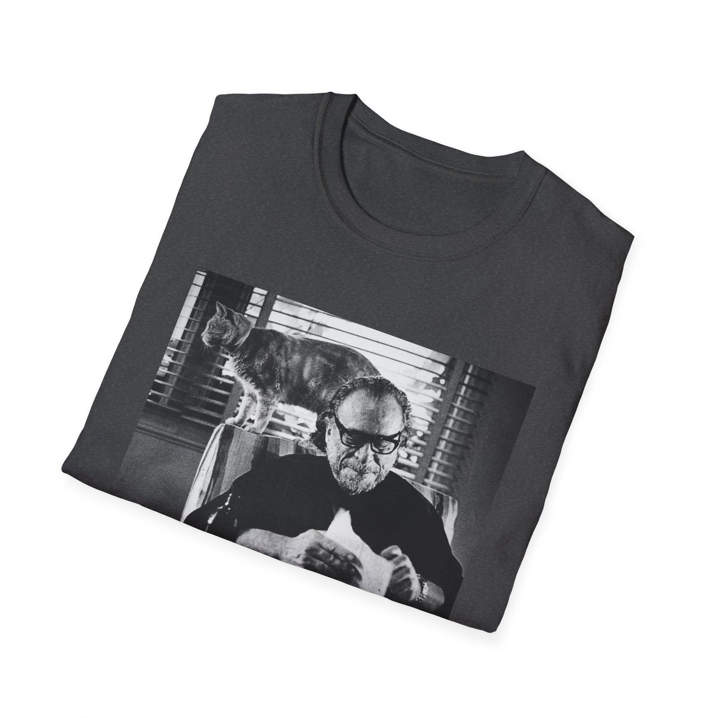 bukowski and butch the cat tshirt