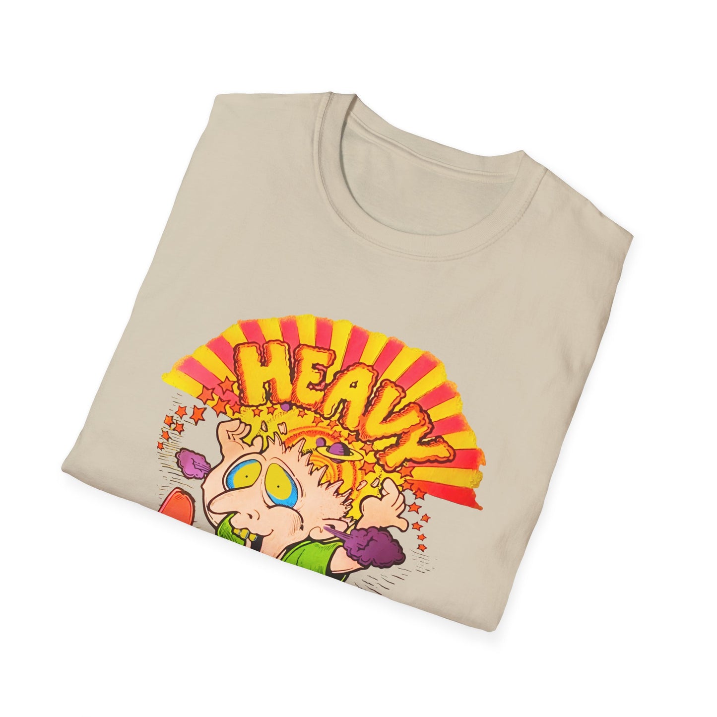 1970s heavy trip cartoon character reproduction tshirt