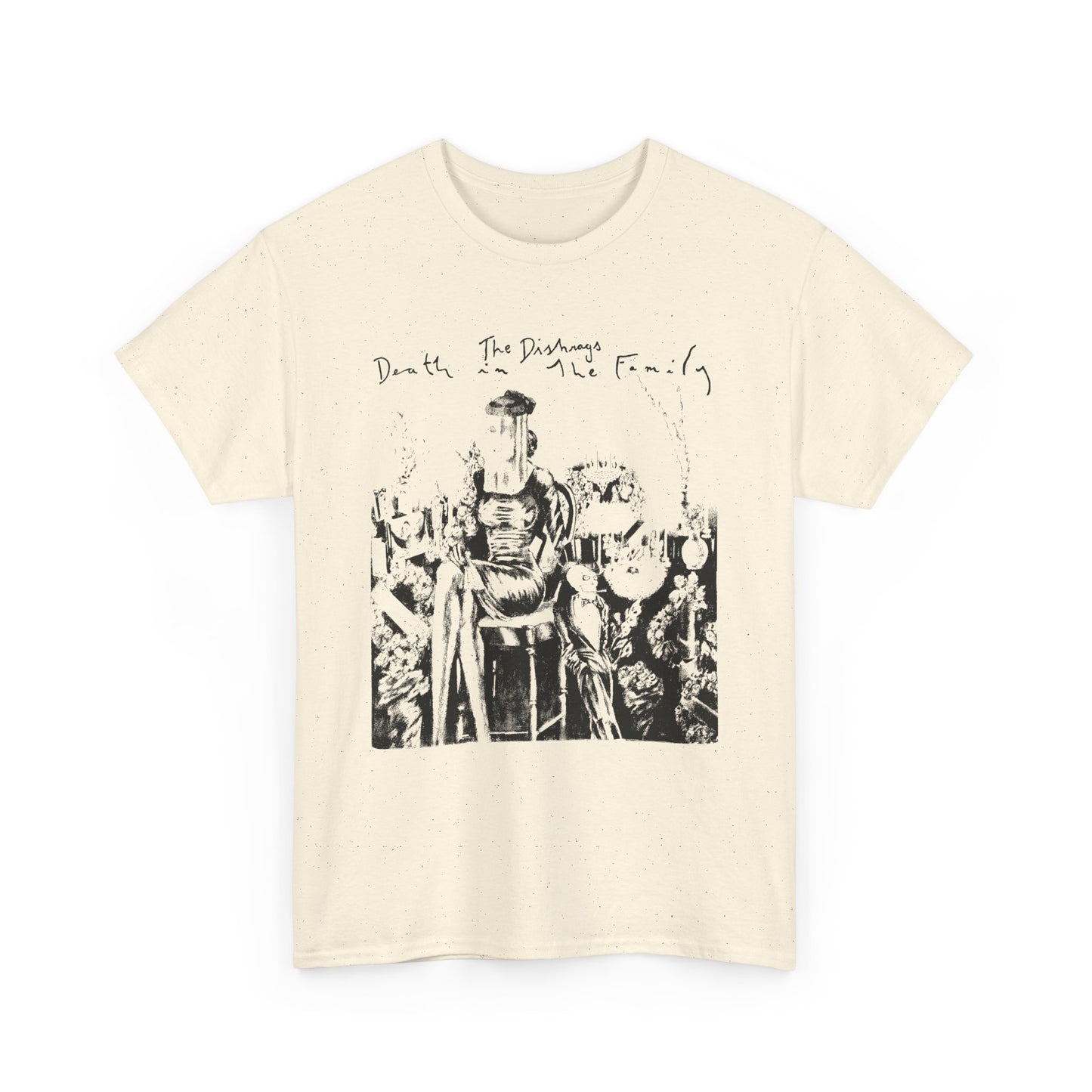 1980 album death in the family by the dishrags punk band stretched graphic tshirt