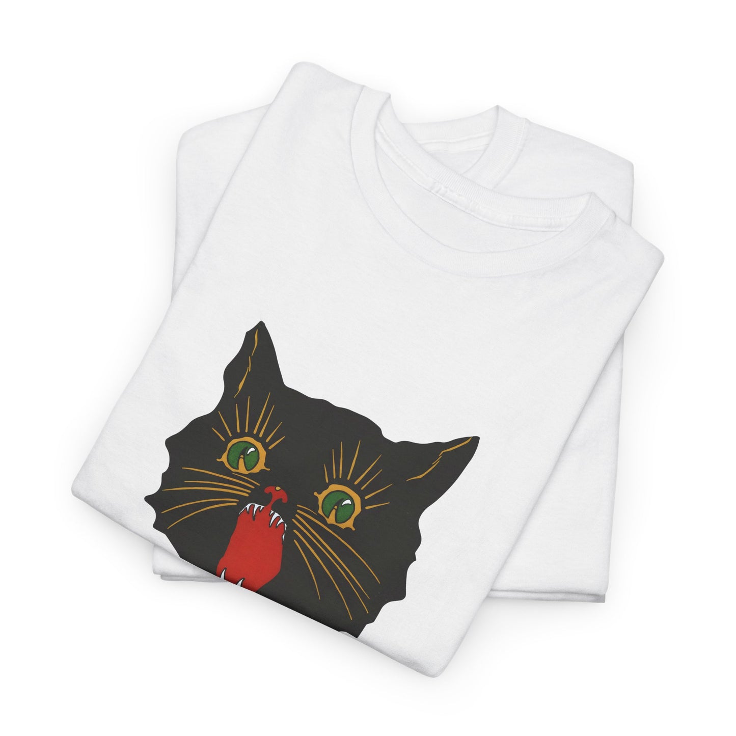 vintage halloween cat reproduction tshirt
