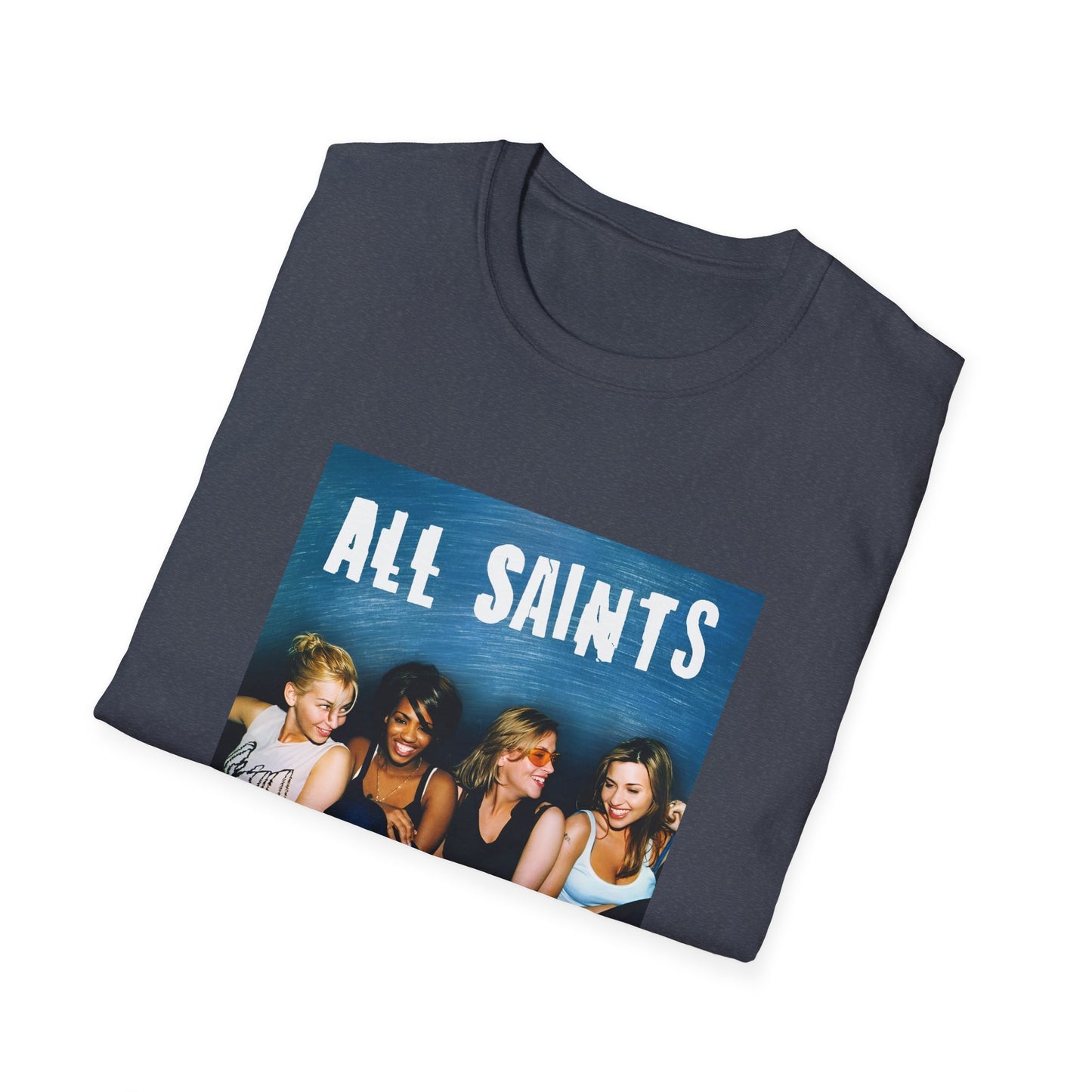 all saints on a couch on a tshirt