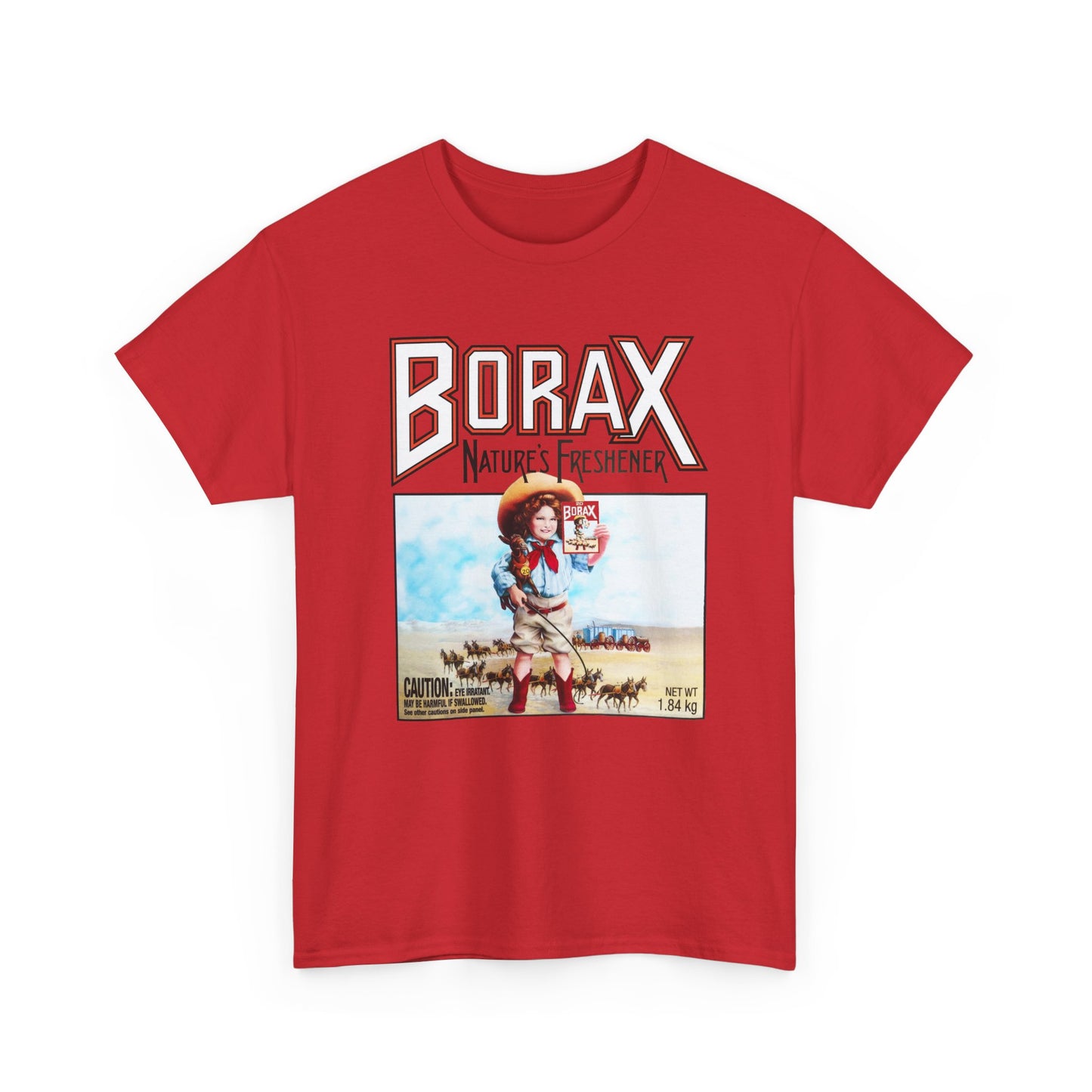 borax nature''s freshener 20 mule team detergent classic logo tshirt