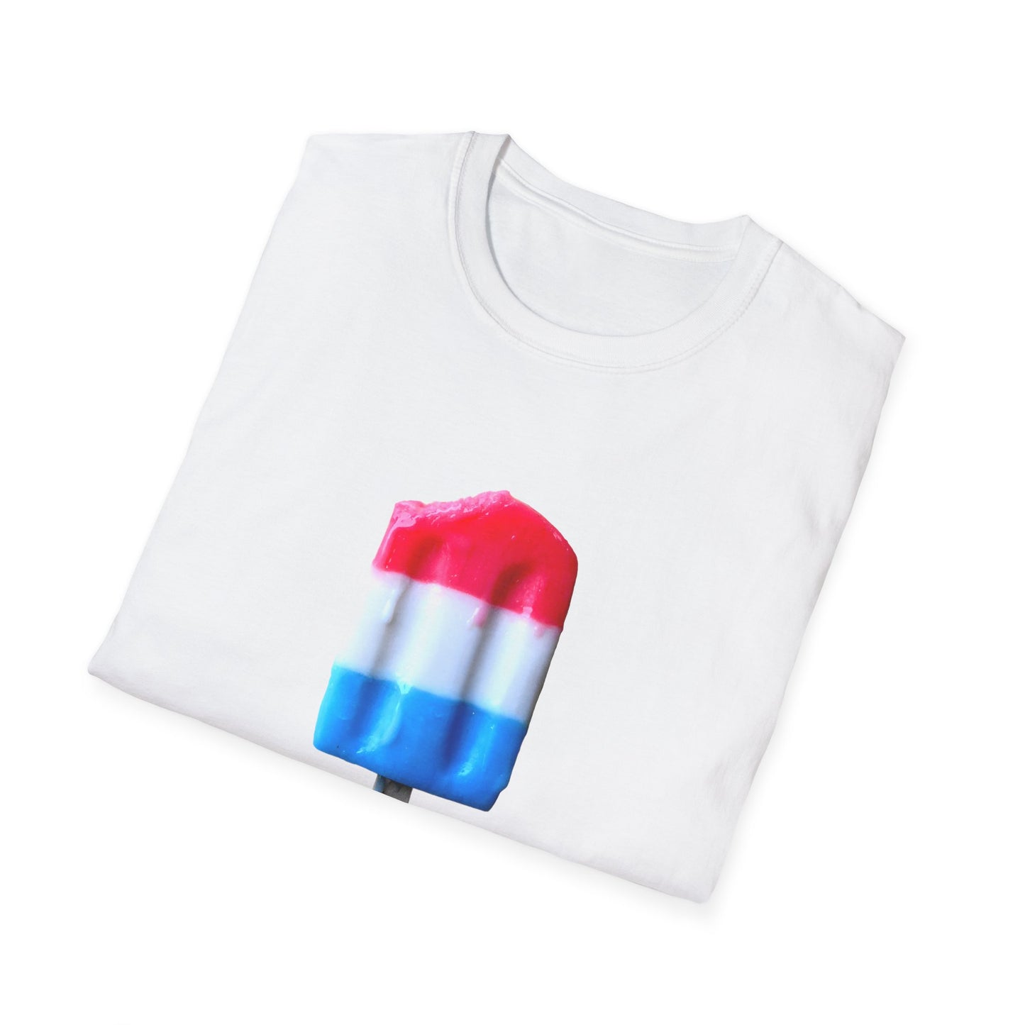 classic red white blue popsicle tshirt