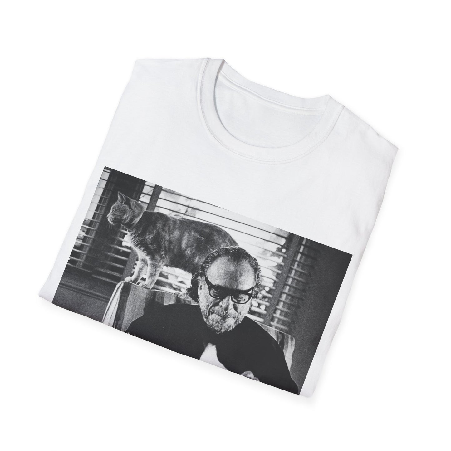 bukowski and butch the cat tshirt