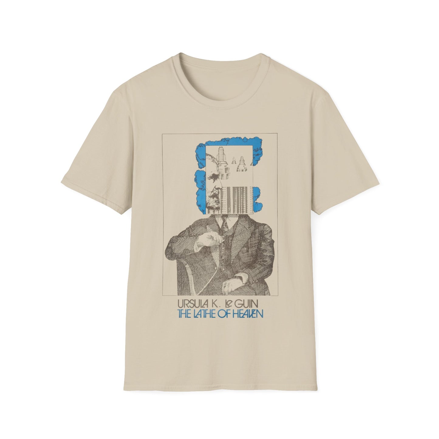 1971 book lathe of heaven by ursula k le guin tshirt book cover tshirt