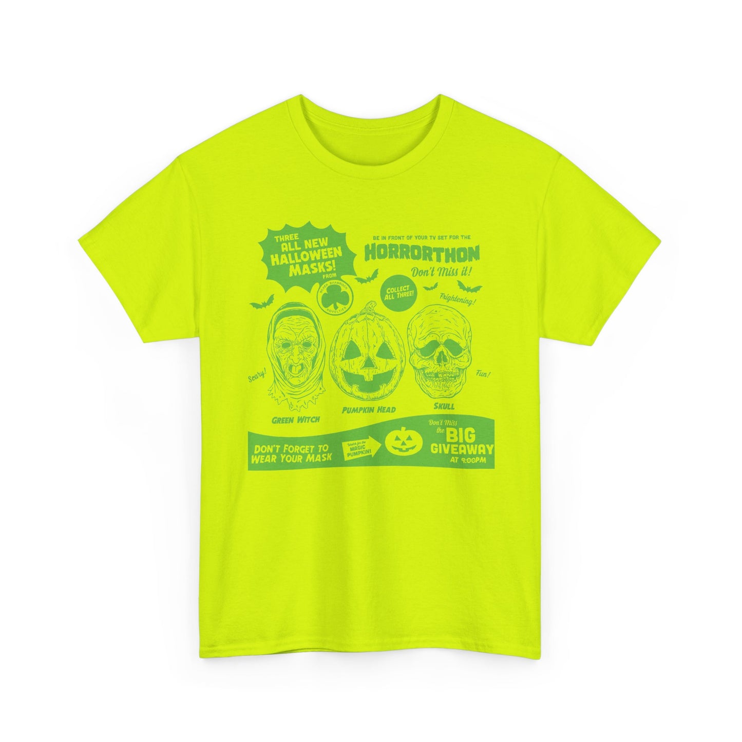 halloween 3 tv guide ad graphic 2 in green tshirt