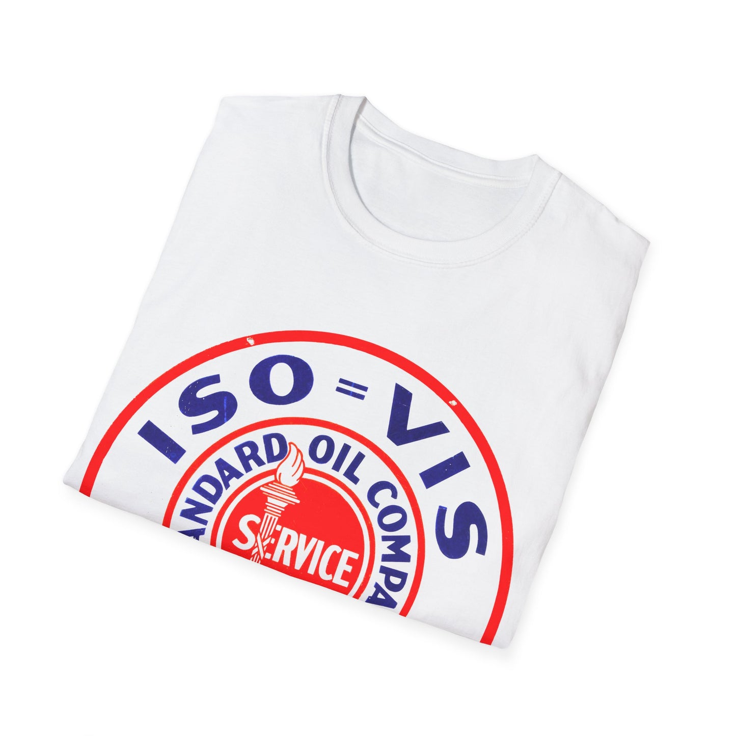 standard oil company motor oil logo tshirt