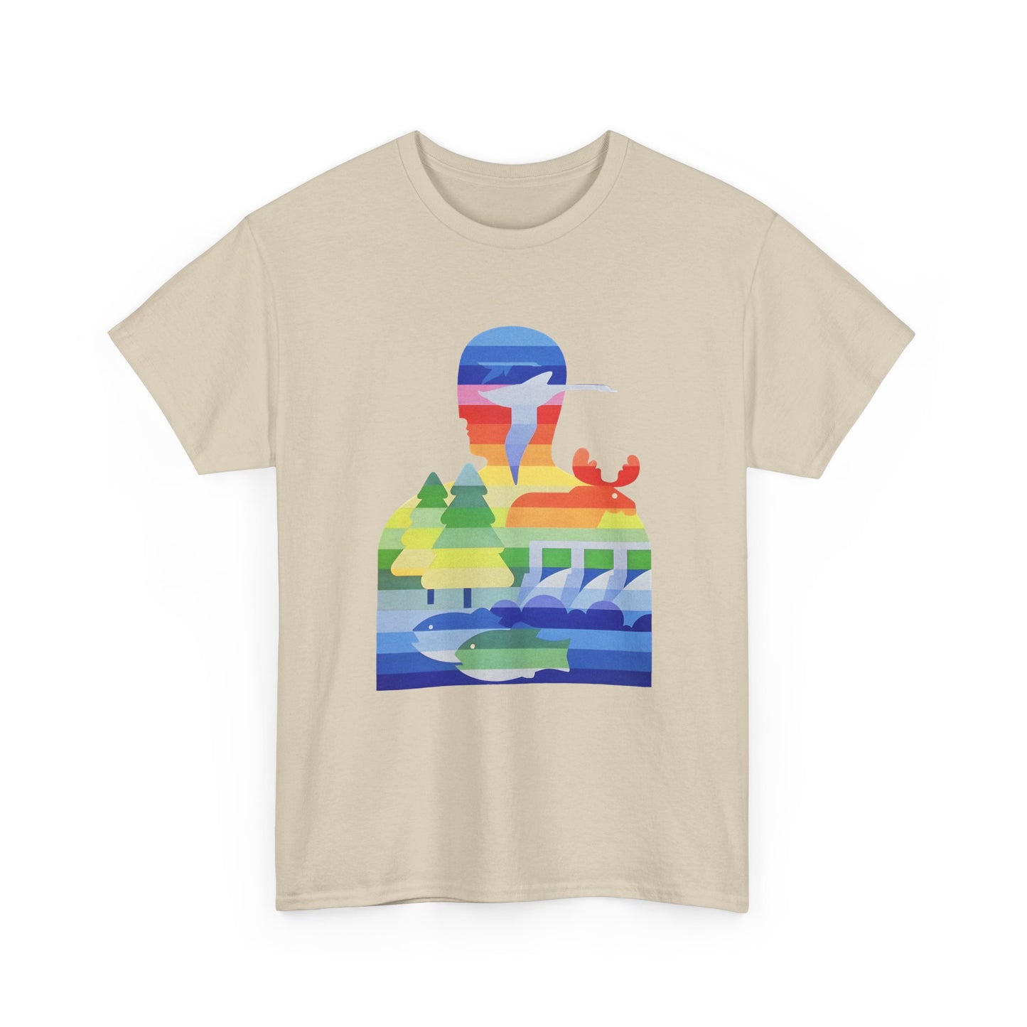 1970s environment and climate change canada graphic reproduction tshirt