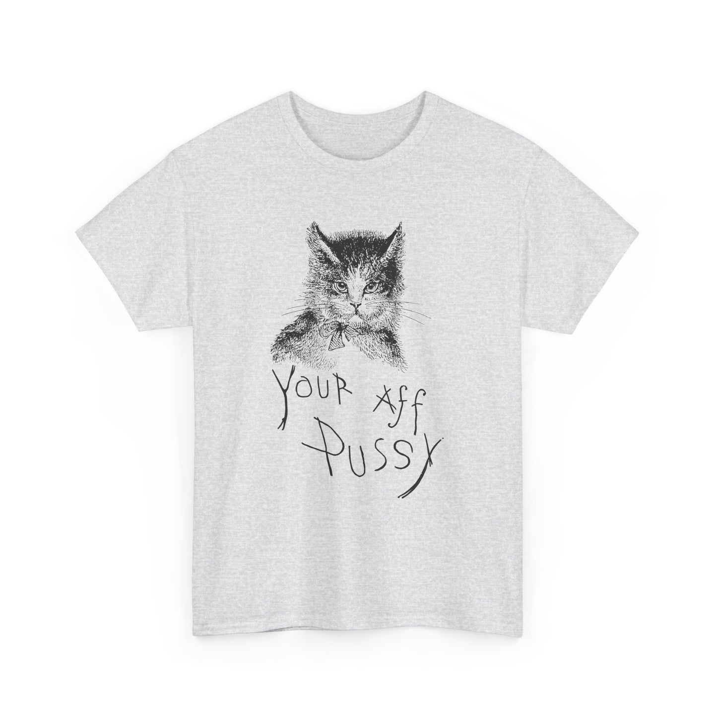 1879 letters from a cat by helen hunt jackson your affectionate pussy cat drawing by addie ledyard reproduction tshirt
