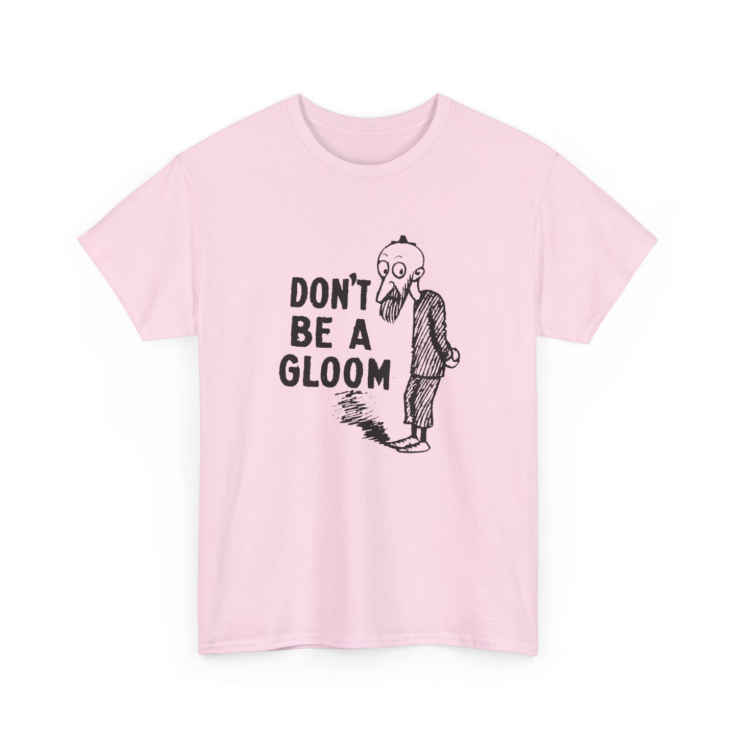 don't be a gloom vintage reproduction of a tokio cigarette pin by t.e powers gloom and joy unisex cotton tee