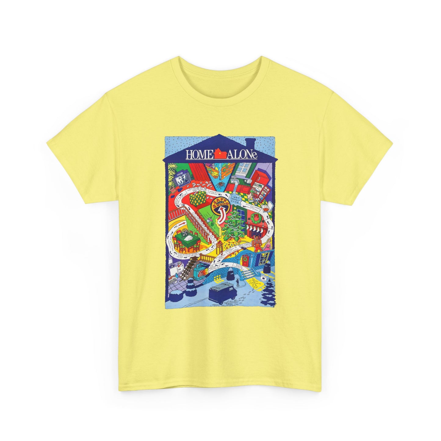 1990 home alone battle plan poster tshirt