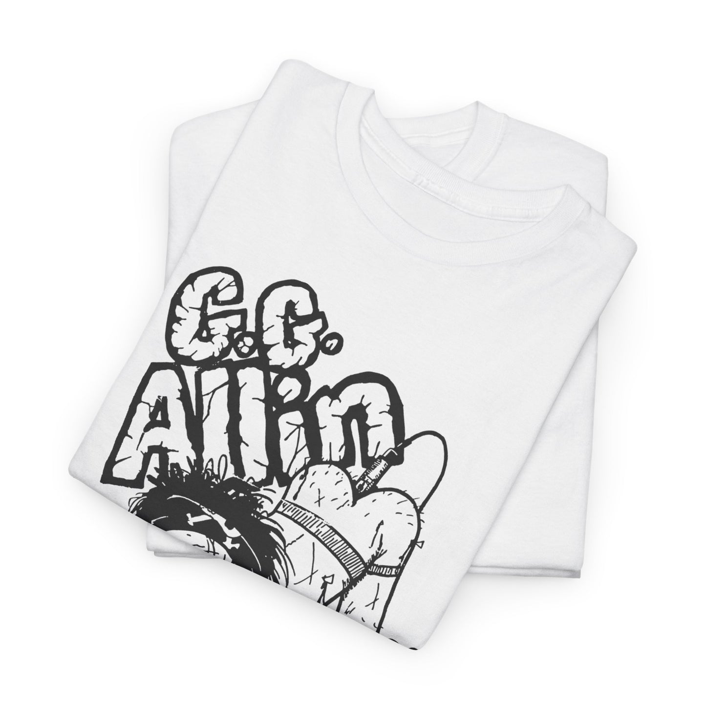 1990s gg allin show poster custom edit tshirt