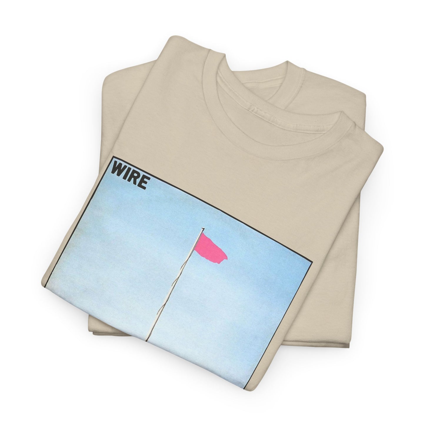 wire 1977 pink flag album cover tshirt