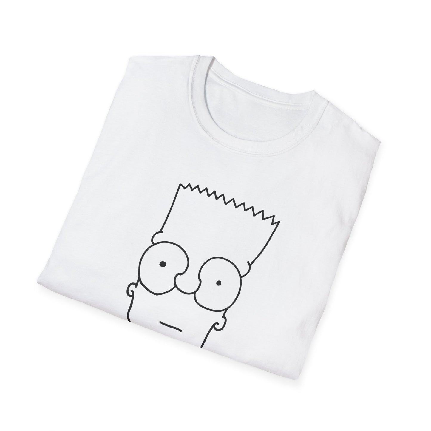 bart simpson who the hell are you original drawing tshirt