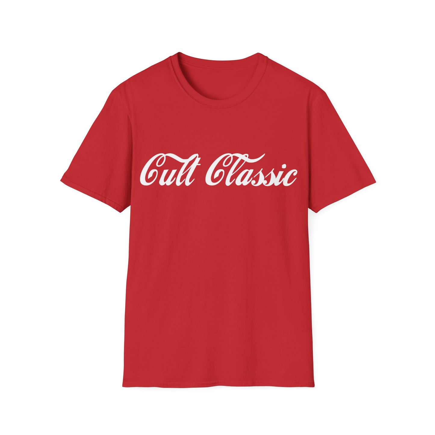 cult classic in coca cola font tshirt