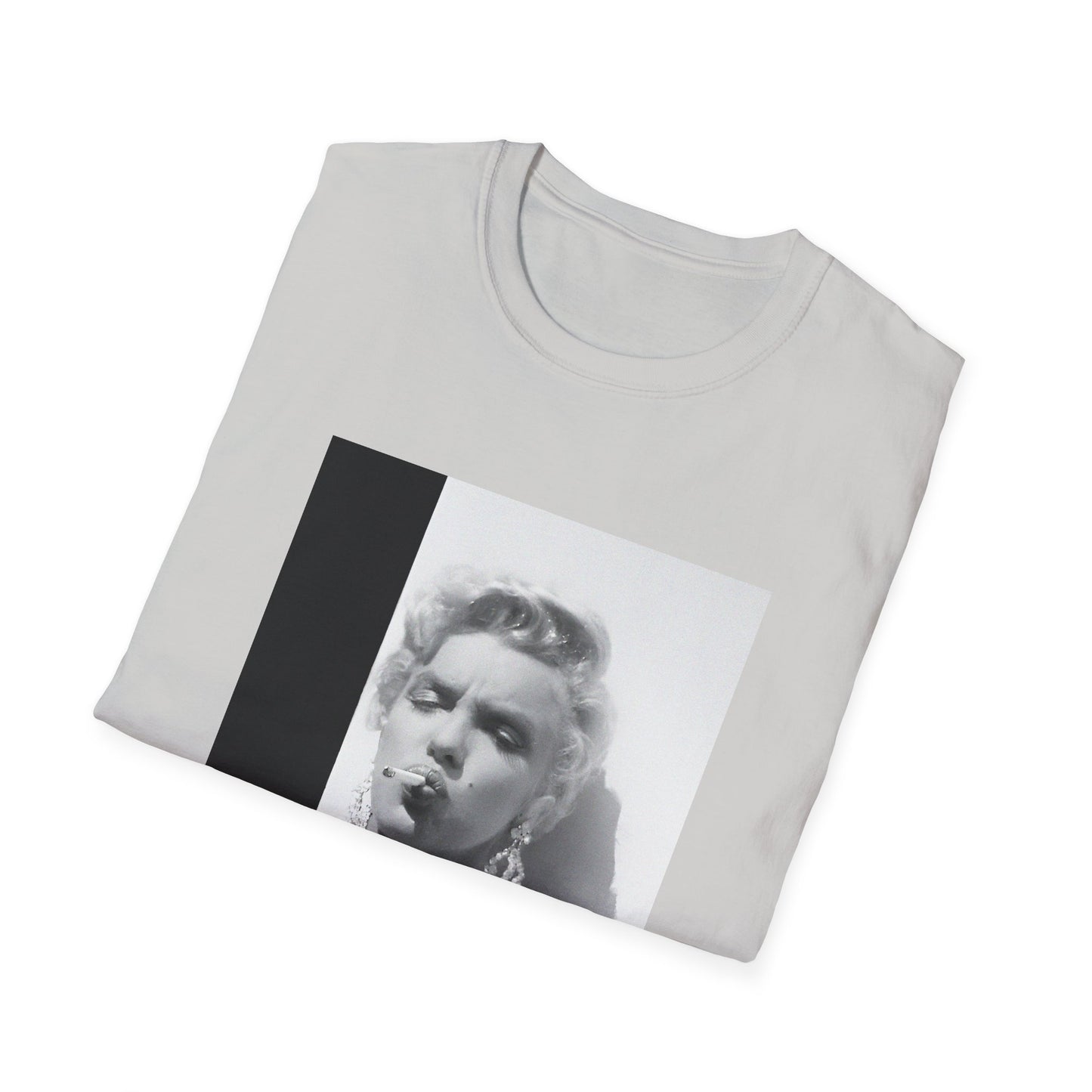 marilyn monroe smoking a cigarette tshirt