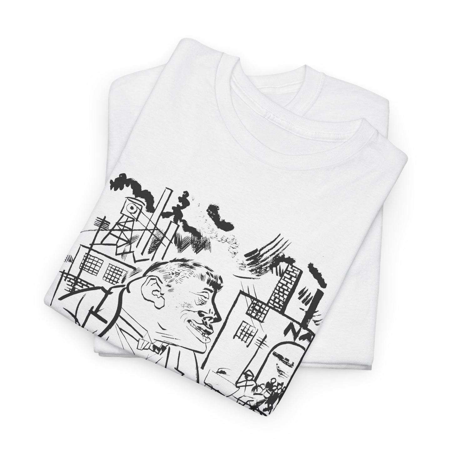 1921 geroge grosz sketch "i shall exterminate everything around me that restricts me from being the master" tshirt