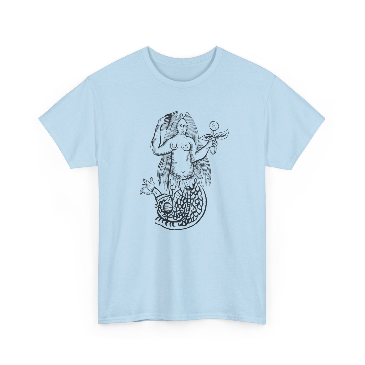 1882 mermaid illustration from the wonder of wonders chap-books of the eighteenth century john ashton tshirt