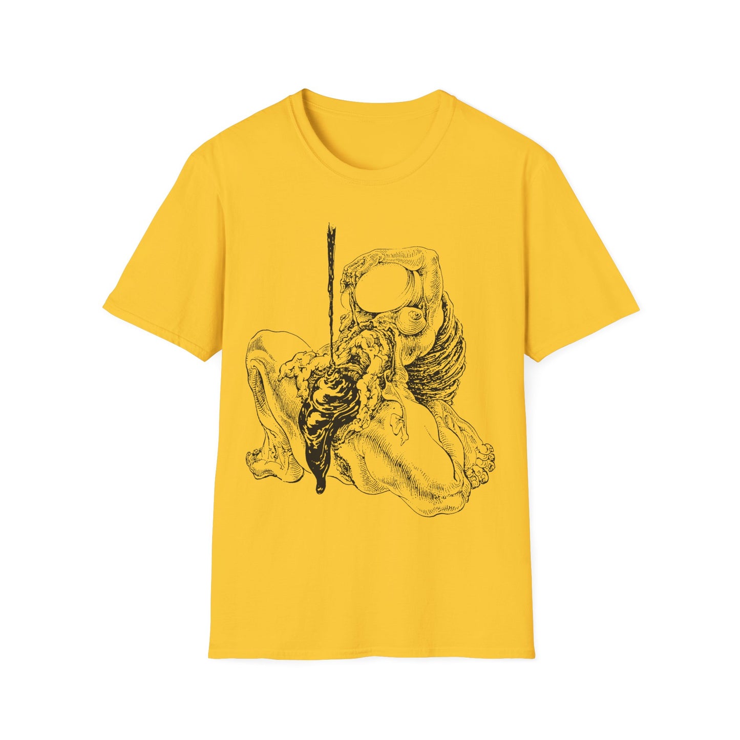 sibylle ruppert drawing from 1975 german avant garde journal tshirt