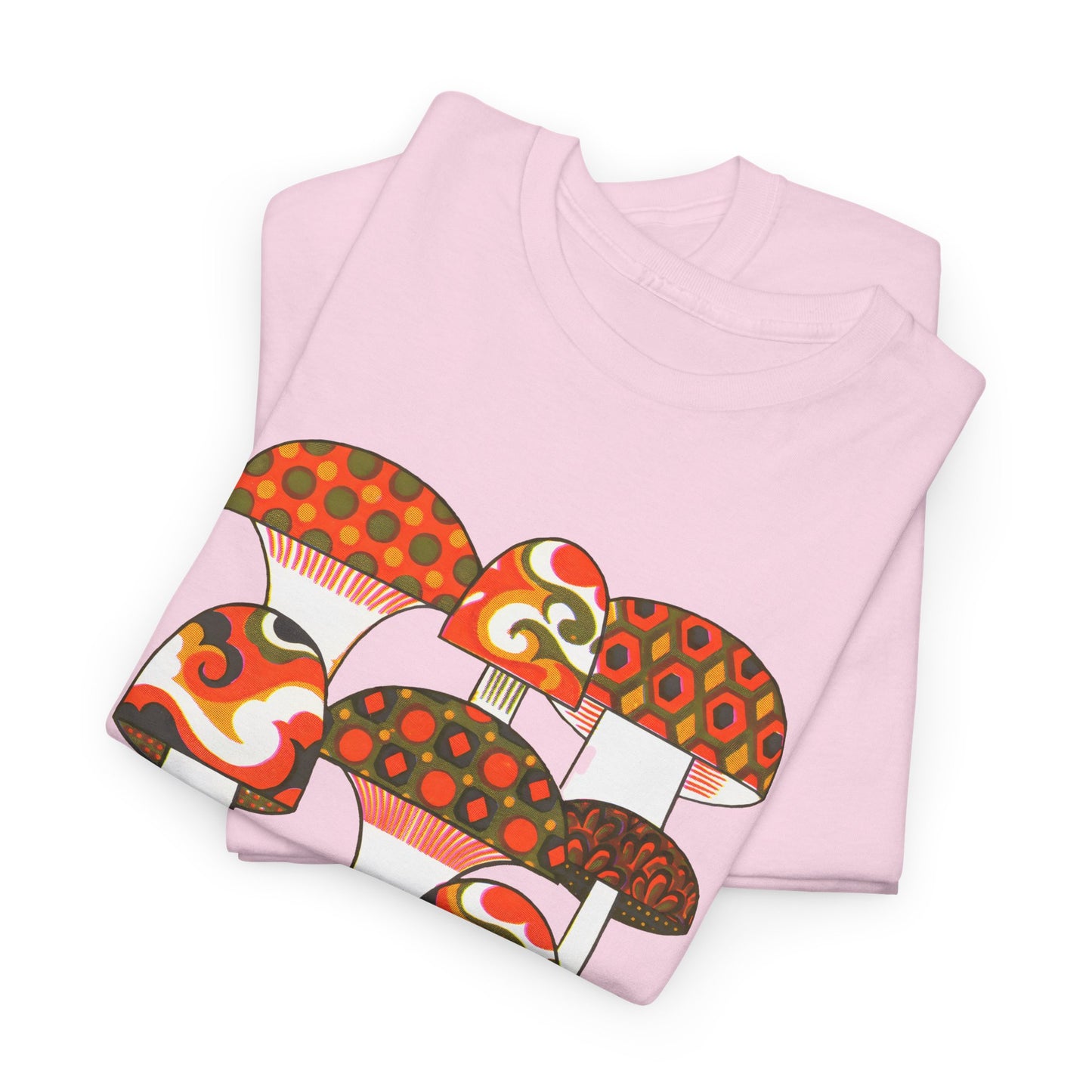 1970s mushrooms by george briard tshirt